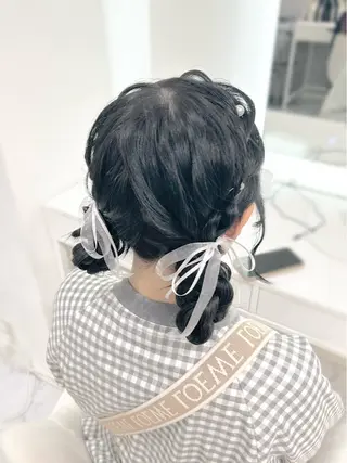 ロング ヘアセット専門店 Rのヘアスタイル