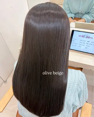 ロング カラー 🎀Wカラー/ピンク /ベージュ🎀ゆらのヘアスタイル