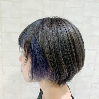 ショート カラー 美髪矯正 特化　川田のヘアスタイル