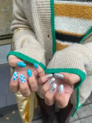 ネイル 韓国🩶Y2Kネイル 💫くれはのネイルデザイン