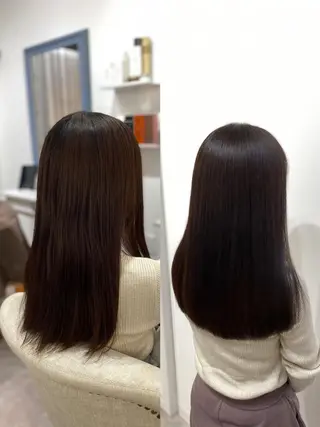 セミロング カラー ✨髪質改善が大好評✨ 美容室lic近藤✨のヘアスタイル
