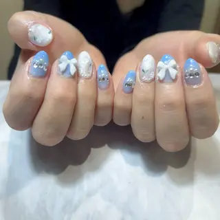 ネイル hair&make EARTH coiffure beaute 龍ケ崎店所属・nailset/ asukaのネイルデザイン