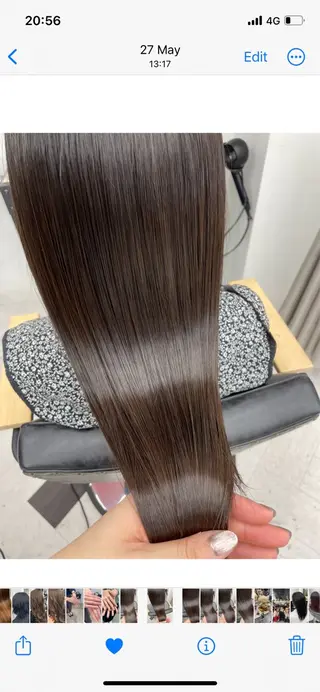 ミディアム カラー パーマ ヘアアレンジ メンズ mona/ ストレートスタイル✨のヘアスタイル