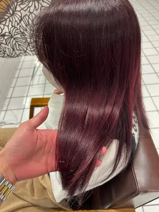 ミディアム カラー 滝沢 智希のヘアスタイル