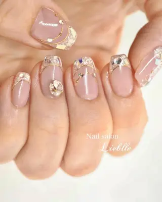 ミディアム カラー ネイル Nail salon Lieblleのネイルデザイン