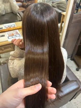 ロング カラー 小澤 一稀のヘアスタイル