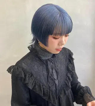 ミディアム カラー ヘアアレンジ ハイトーン/透け感 カラー🎀真香のヘアスタイル