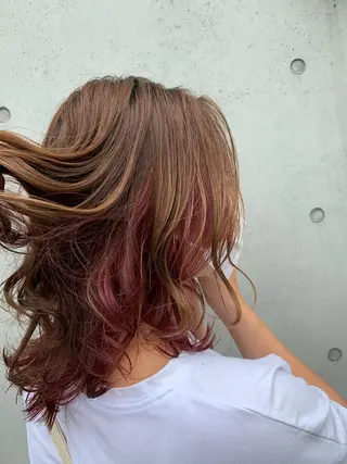 ミディアム 通い続けられるサロン ママ美容師　明日香のヘアスタイル