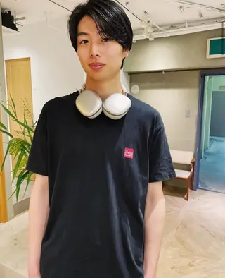 ミディアム メンズ シャドウパーマ 田形清流のヘアスタイル