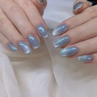 ネイル 𓂃🦢Aurora Swan🌙𓂃のネイルデザイン