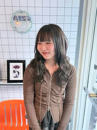 セミロング ウルフレイヤー エクステ/kokiのヘアスタイル