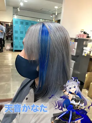 カラー メンズ ヲタク美容師 店長　上原のヘアスタイル