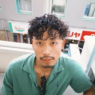 パーマ メンズ FJ Kaminokeのヘアスタイル