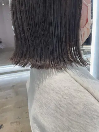 ミディアム カラー 山下 千明のヘアスタイル
