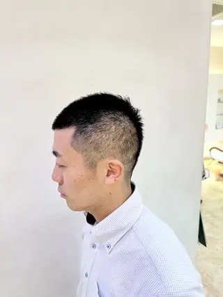 ショート メンズ メンズパーマ/ メンズカット/片山のヘアスタイル