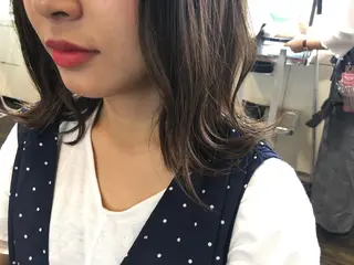 ミディアム カラー 🌿‬ ܸAir 透明感🌱西村知佳のヘアスタイル