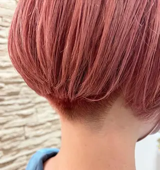 ショート カラー 神 .のヘアスタイル