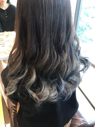 セミロング ai 浅草橋のヘアスタイル