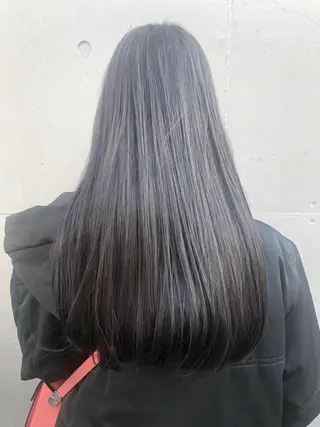 セミロング カラー ヘアアレンジ ミニボブ/ブリーチ 🌈MISATOのヘアスタイル