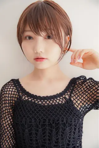 ショート カラー 岡安優太 顔まわり似合せが得意のヘアスタイル