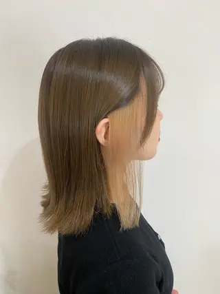 ミディアム カラー ☾伊左治祐未☾ カットセンター北のヘアスタイル