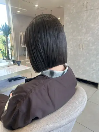 ミディアム 渡辺　亮/ 白髪ぼかし/髪質改善のヘアスタイル