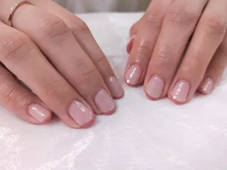 ネイル はばすみれ🎀ﾈｲﾙ 光ﾌｪｲｼｬﾙ ﾍｱのネイルデザイン