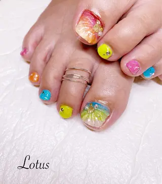 ネイル ネイル＆脱毛 Lotus🌸のネイルデザイン