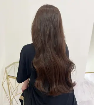 カラー 松尾 姫依のヘアスタイル