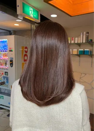 ミディアム カラー 矢野 晃平のヘアスタイル