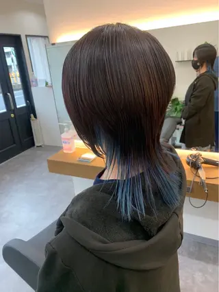 セミロング 神田 姫奈｜郡山 ｜韓国風ヘア‪‪♡のヘアスタイル