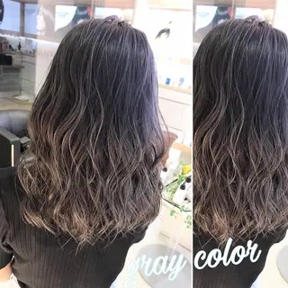 セミロング 柿沼  洸太のヘアスタイル
