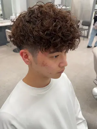 パーマ メンズ 🍐シャドウパーマ メンズ特化/守岡🍐のヘアスタイル