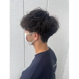 パーマ メンズ エヌプランツ 和泉府中のヘアスタイル