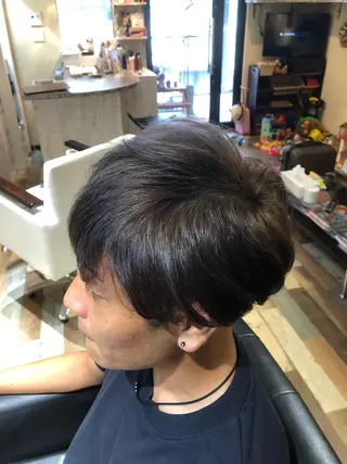 ショート カラー メンズ 🌈20年目突入🎉 山口のヘアスタイル