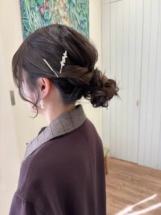 ヘアアレンジ ayaka #パーマ#アレンジのヘアスタイル