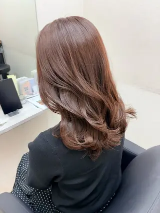 ミディアム カラー 🍒透明感カラー/ セット/SAKURAのヘアスタイル
