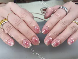 ネイル 神田 ココナッツのネイルデザイン