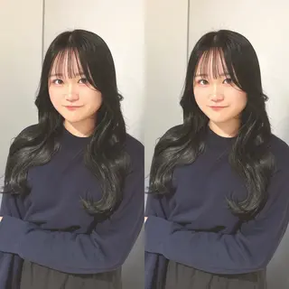 セミロング カラー Minami. 🩵 再現性特化ヘアのヘアスタイル