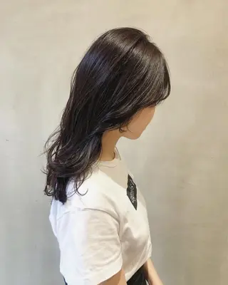 ロング カラー ヘアアレンジ 酸性縮毛矯正🧴韓国 レイヤー/髪質改善のヘアスタイル