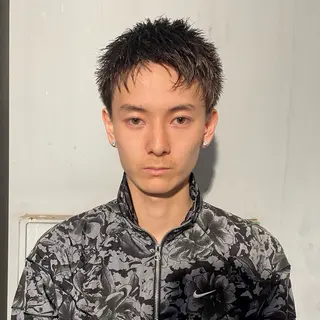 ショート カラー メンズ ⚾️横浜メンズカット 阿部龍馬🍺🍔のヘアスタイル