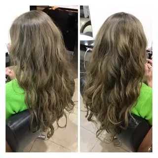 ロング カラー 烏山 達也のヘアスタイル