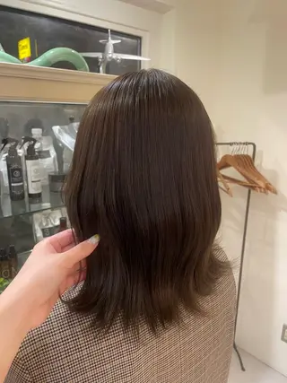 ミディアム 永田 茉莉花のヘアスタイル