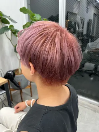 カラー 🎀 のえか/ハイ トーン/ピンク🤍のヘアスタイル