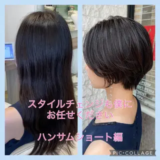 ショート 銀座　髪質改善 ハシモトリュウタのヘアスタイル