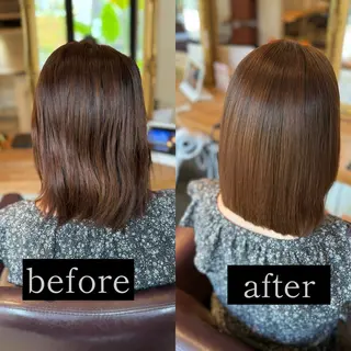 ミディアム 髪質改善／美髪矯正 林田和真のヘアスタイル