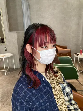 セミロング カラー ✨髪質改善✨ 河合一樹のヘアスタイル