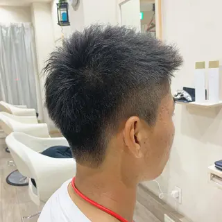 ショート カラー パーマ メンズ 🐤 ゆい🐓のヘアスタイル