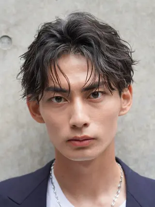 パーマ メンズ 👑メンズパーマ屋 👑/栄/馬場斗生のヘアスタイル