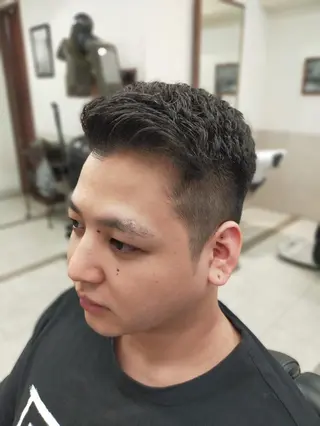 ショート メンズ おしゃれさろんオオキ所属・男を磨く Barber オオキのヘアスタイル